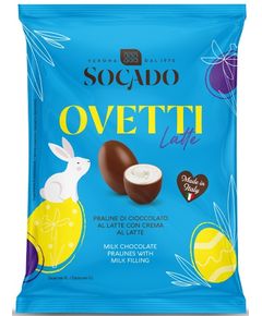 Socado Цукерки шоколадні праліне Яйця Молочний Крем 110 г