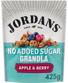 Jordans Гранола без цукру Яблуко-Ягоди 425 г