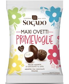 Socado Цукерки шоколадні праліне асорті Максі Великодні Яйця Перші Примхи 110 г