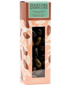 Medicis Мигдаль смажений в темному шоколаді Олівс де Гаррґі 140 г