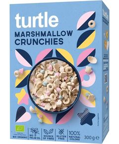 Turtle Сухий сніданок Маршмеллоу Кранчі безглютеновий органічний 300 г