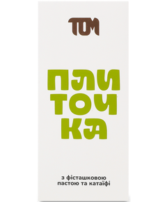 Том Шоколад молочний з фісташковою пастою та катаїфі Плиточка 100 г
