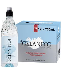 Icelandic Glacial Вода питна джерельна негазована пет спорт-кап упаковка12шт*750 мл