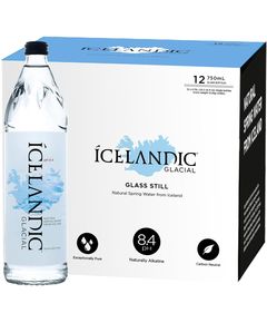 Icelandic Glacial Вода питна джерельна негазована скло упаковка 12шт*750 мл