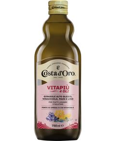 Суміш 4 рослинних олій Costa d'Oro Vitapiu 750 мл