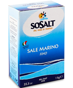 Сіль морська дрібна SoSalt 1 кг