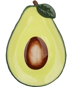 Блюдо керамічне Авокадо 25,5 см