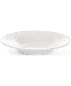 Тарілка супова керамічна біла 23 см