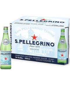 San Pellegrino Вода мінеральна газована скло упаковка 24шт*500 мл