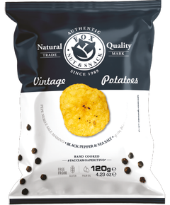 Fox Чіпси картопляні Чорний Перець-Морська Сіль 120 г