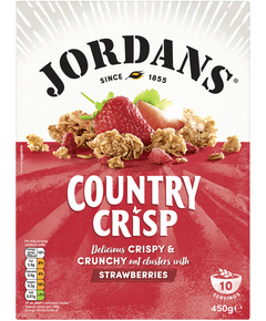 Jordans Кранчі з полуницею Country Crisp 450 г