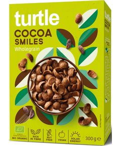 Turtle Сухий сніданок Какао Посмішки органічний 300 г