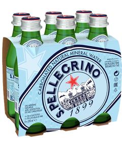 San Pellegrino Вода мінеральна газована скло упаковка 6шт*250 мл