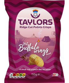 Taylors Чіпси картопляні рифлені Крильця Буффало 150 г