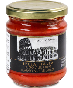 Bella Italia Соус томатний з оливками 180 г