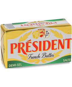 President Масло кисловершкове 80% солоне 200 г
