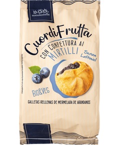 Sottolestelle Печиво з начинкою Чорничний Джем органічне 200 г