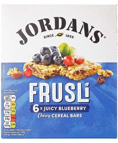 Jordans Набір батончиків злакових Фруслі Соковита Чорниця упаковка 6шт*30 г