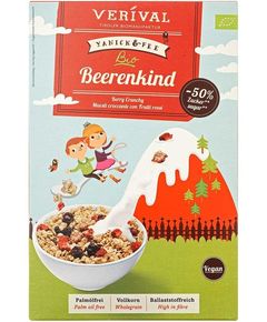 Verival Кранчі з полуницею веганські органічні 400 г