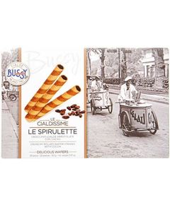Вафельні трубочки з какао Ле Спірулетте Bussy 82 г
