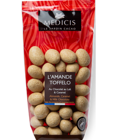 Medicis Мигдаль смажений з карамеллю в молочному шоколаді Тоффело 140 г