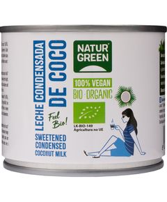 Natur Green Веган згущене молоко органічне 210 г