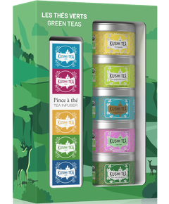 Kusmi Tea Чайний набір Зелений Чай 5 Мініатюр 100 г + Ситечко для чаю
