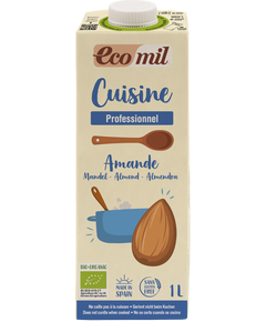 Ecomil Вершки рослинні Мигдалеві для приготування органічні 1 л