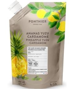 Ponthier Пюре Ананас-Юзу-Кардамон охолоджене 1 кг