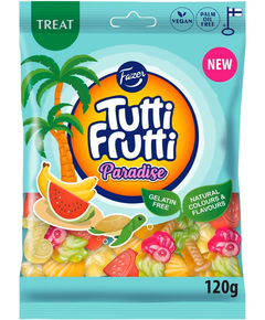 Желейки фруктові веганські Paradise Fazer 120 г