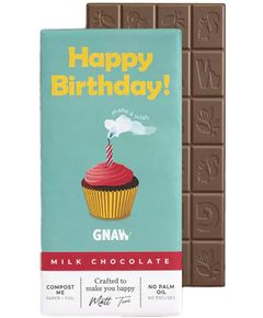 Gnaw Шоколад молочний Happy Birthday 80 г