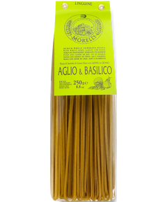 Паста з базиліком та часником Лінгвіні Morelli 250 г