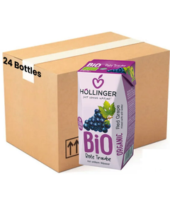 Напій соковий Червоний Виноград органічний Hollinger упаковка 24шт*200 мл