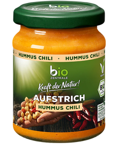 Bio Zentrale Крем-паста для бутербродів Хумус-Чилі веганська органічна 125 г