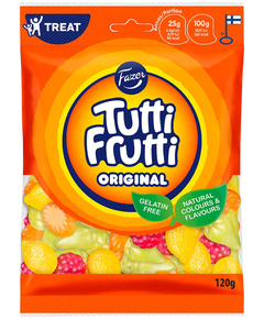 Желейки фруктові веганські Original Fazer 120 г