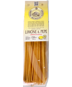 Паста з лимоном та чорним перцем Лінгвіні Morelli 250 г