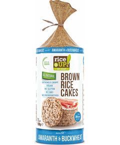 Rice Up Хлібці рисові з бурого рису з гречкою та амарантом 120 г