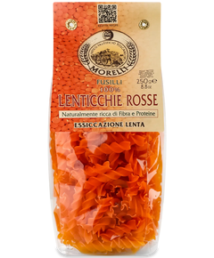 Паста протеїнова з червоної сочевиці Фузіллі Morelli 250 г