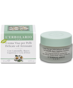 L'Erbolario Крем для обличчя Ромашка-Рускус-Лакриця-Ячмінний Екстракт для чутливої шкіри 30 мл