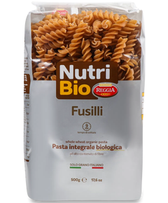 Reggia Nutri Bio Паста цільнозернова органічна Фузіллі 500 г