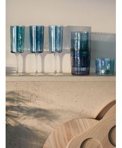LSA Набір склянок тамблерів Gems 310 мл 4 шт. Колір Сапфір Асорті
