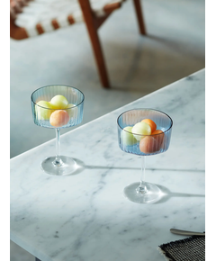 LSA Набір бокалів для шампанського Gems 230 мл 4 шт. Колір Сапфір Асорті