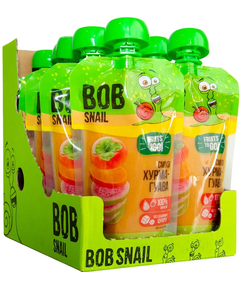 Bob Snail Смузі Хурма-Гуава упаковка 10шт*120 г