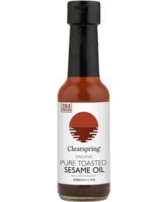 Олія кунжутна зі смаженого кунжуту органічна Clearspring 150 мл