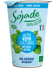 Кефір веганський без цукру з ферментованої сої Натуральний органічний Sojade 250 мл