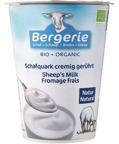 Bergerie Сир вершковий свіжий з овечого молока органічний 6,8% 400 г