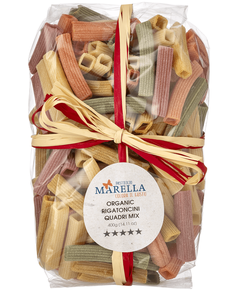 Паста Рігатончіні Квадрі Мікс органічна Pastificio Marella 400 г