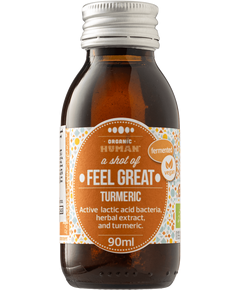 Organic Human Напій ферментований Куркума Feel Great органічний 90 мл