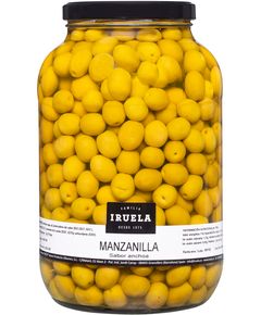 Iruela Оливки зелені Манзанілья з кісточкою 2,35 кг