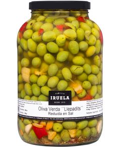 Iruela Оливки зелені Чупадедос мариновані з кісточкою 2,35 кг